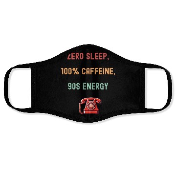 Discover Zero Sleep 100 Caffeine Face Masks