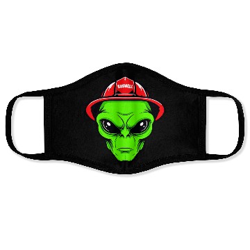 Discover Grey Alien Fireman Face Masks