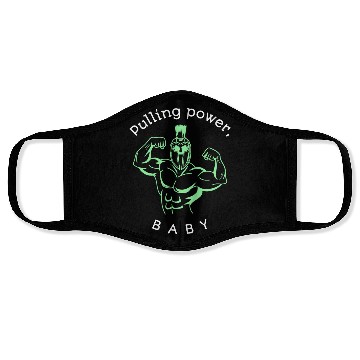 Discover Gym workout merch Face Masks