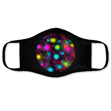 Discover Neon Vintage Glow UV Style Face Masks