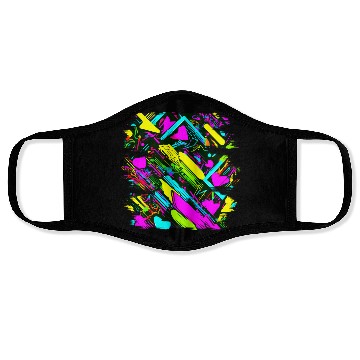 Discover Neon Colorful Glow Party Electro Face Masks