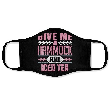 Discover Give Me A Hammock And Iced Tea Relaxation Vibes Face Masks