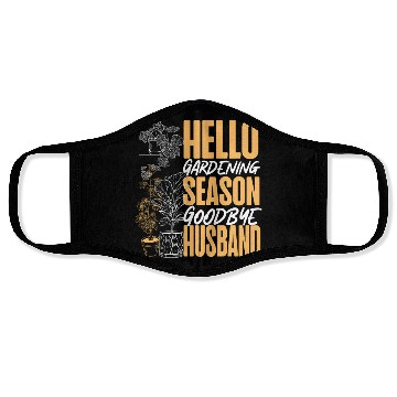 Discover Plant Lover Gardening Husband Wife Face Masks