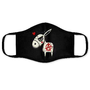 Discover Punk Anarchy Donkey Face Masks