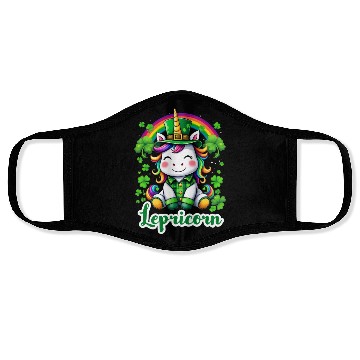Discover Lepricorn St Patrick's Day Charm and Magic for All Face Masks