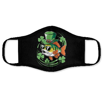 Discover St. Patrick's Day With Fish And Clover Leaves Face Masks