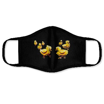 Discover Panic of chickens Face Masks