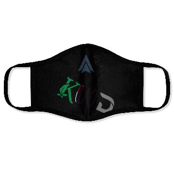 Discover Stay Kind - Unique Artistic Typography Design Face Masks