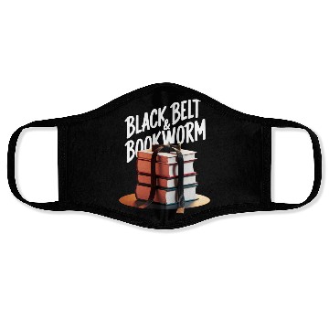 Discover Black Belt & Bookworm Face Masks
