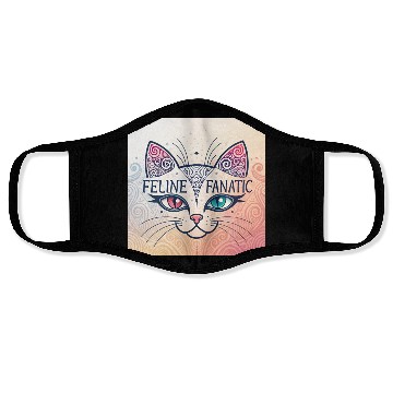 Discover Feline Fanatic Face Masks - Cat Lover Face Masks - Unique Ca