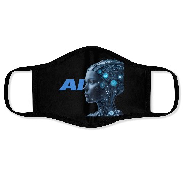 Discover Futuristic AI Cybernetic Human Design Face Masks