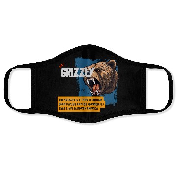 Discover grizzly Face Masks