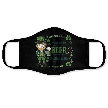 Discover St. Patrick's Day Lock: Beer And shenanigans Face Masks
