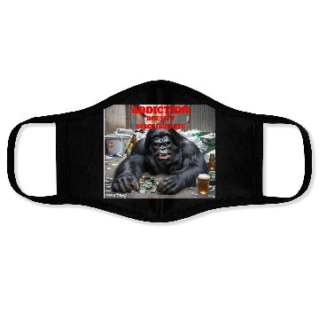 Discover Bigfoot Sober Tough Face Masks
