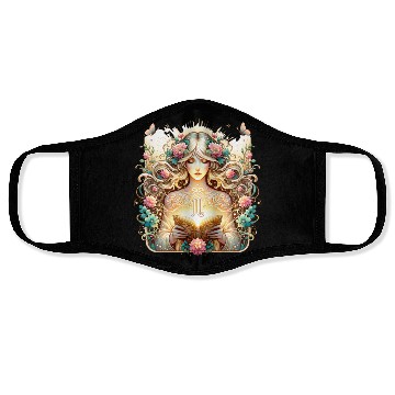 Discover Virgo - Starlit Goddess of Purity Face Masks