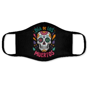 Discover Mexico Día de los Muertos Skull Face Masks