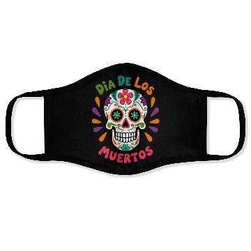 Discover Mexico Día de los Muertos Skull Face Masks