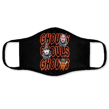 Discover Ghouls, Ghouls, Ghouls Lady Horror Monster Mob Face Masks