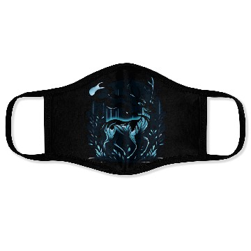 Discover Enchanted Forest Spirit Deer Art Face Masks
