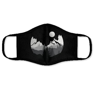 Discover Beautiful Nature | Wilderness Landscape Adventure Face Masks