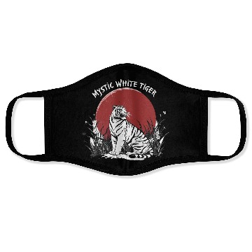 Discover Majestic White Tiger – Unique Face Masks Design"