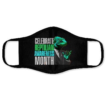 Discover Reptilian Awareness Month Lizard People Face Masks