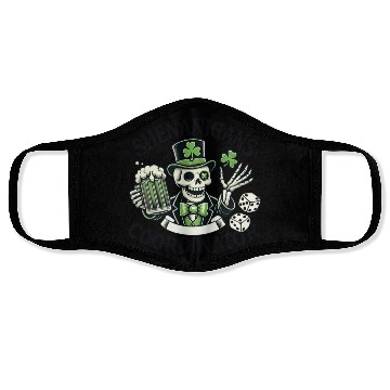 Discover Shenanigans Coordinator Sankt Patrick Tag Face Masks