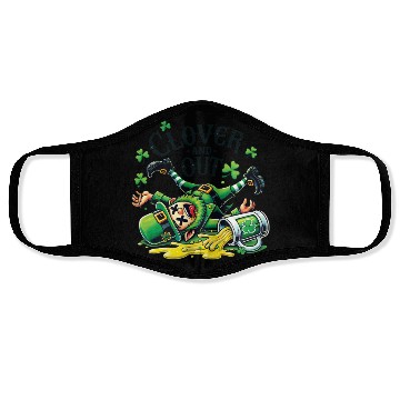 Discover clover and out St. Patrick's Day Face Masks