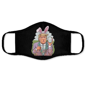 Discover Trump Easter Bunny Face Masks