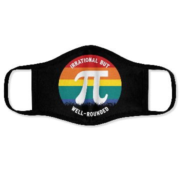Discover Funny Math Pi Symbol | LGBTQ+ Pride Face Masks