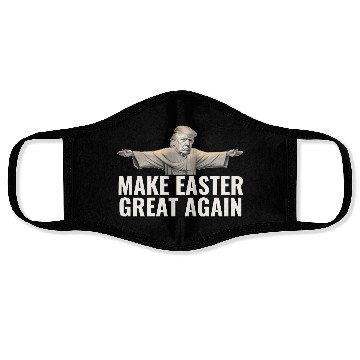 Discover Make Easter Great Again Funny Trump Jesus Face Masks