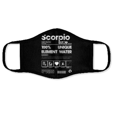 Discover Scorpio 19xx Face Masks