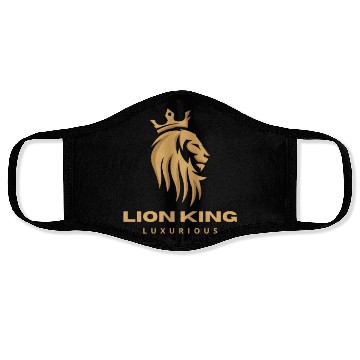 Discover Cream gold for lions ( lion logo) Face Masks