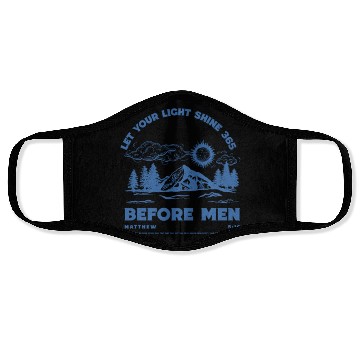 Discover Let Your Light Shine 365 365 Bible Face Masks