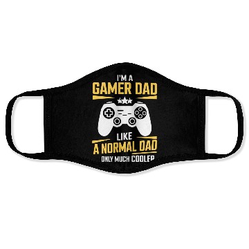Discover Gamer Dad Face Masks – Funny Father's Day Gift