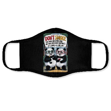 Discover Face Masks 2 Two pandas are standing drunk