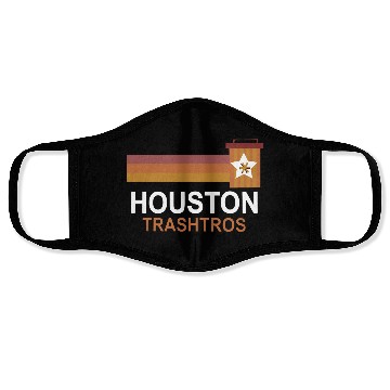 Discover Houston Trashtros Asterisks Face Masks