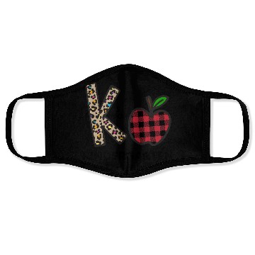 Discover K Is For Kindergarten Teacher Back To School Face Masks