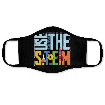 Discover STEM Teacher Use The STEM Loves Computer Science Face Masks