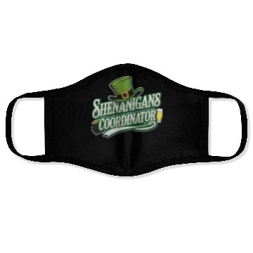 Discover Shenanigans Coordinator Face Masks