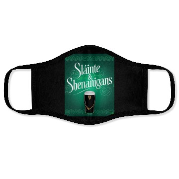 Discover Slainte And Shenanigans Face Masks