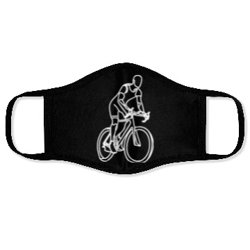 Discover Cycling Sketch Face Masks