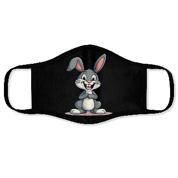 Discover Funny Easter Bunny Cute Bunny Easter Face Masks