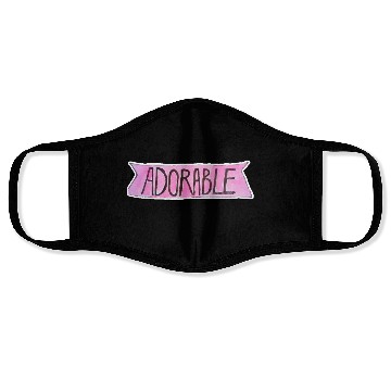 Discover Adorable Cute Typography Face Masks