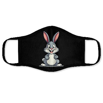 Discover Funny Easter Bunny Cute Bunny Easter Face Masks