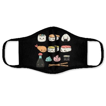 Discover Kawaii Sushi Face Masks