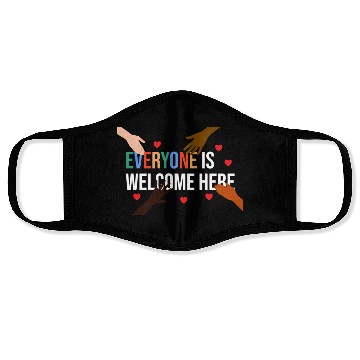 Discover Everyone is welcome here Idaho Teacher Face Masks