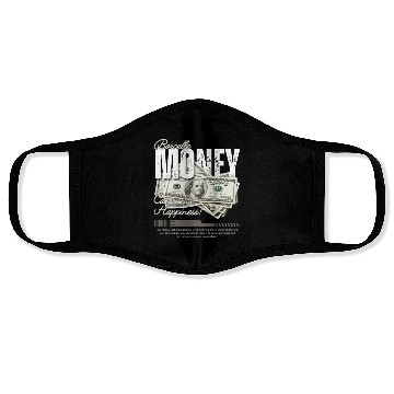 Discover White and Grey Vintage Money Streetwear Face Masks