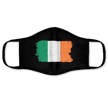 Discover Ireland flag Face Masks