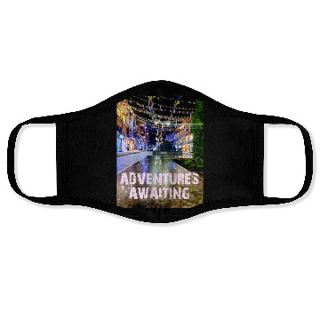 Discover ADVENTURES AWAITING Face Masks